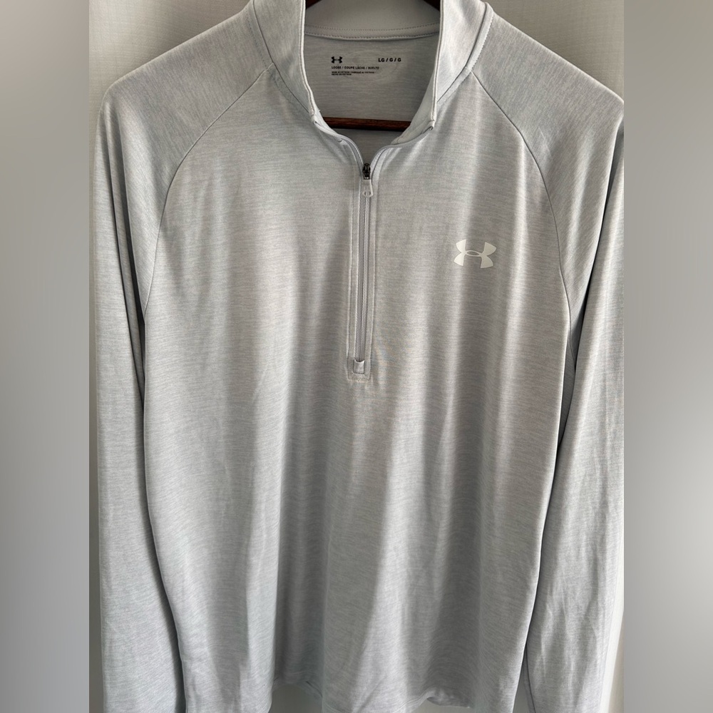 Under Armour Light Gray Performance Pullover